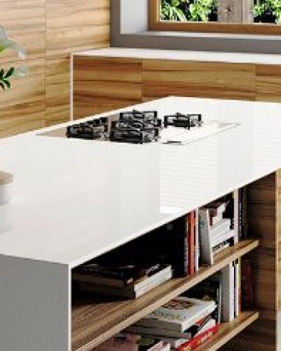 Plan Silestone iconic blanc